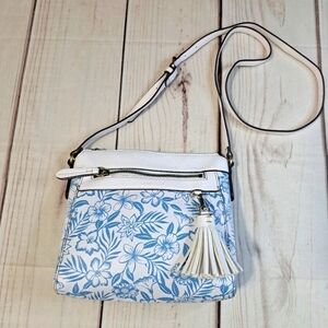 St. John's Bay Tropical Floral Crossbody Bag Purse